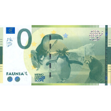0 Euro biljet Faunia